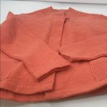 Kate Hill  Vibrant Orange Cardigan Sweater Photo 3