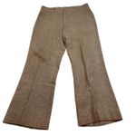 J.Jill Brown Tweed Flare Leg Trousers Pants Size 8/10 Photo 0