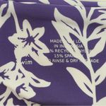 Stone Fox Swim Stone Fox Mase Tankini Swim Top In Kauai Purple White Tropical Modest Size L Photo 5