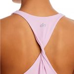 Alo Yoga ALO Don't Get It Twisted Racerback Tank Pink Size XS Photo 5