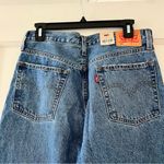 Levi's 501 Blue Patched High Rise Straight Leg Jeans Size 30x30 NWT Photo 4