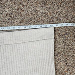 H&M Women's XXL Oatmeal Light Beige Flared Ribbed Knit Pull On Lounge Pants Photo 6