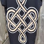 Diane Von Furstenberg  Popover Silk Blend
Dress Black Cream Generous Small Photo 1