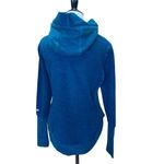 Alo Teal Pullover Shelter Poncho Sherpa Fleece Hoodie Size Small Green Photo 5