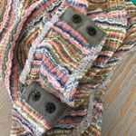 Wild Fable  Women's Striped Pink and Olive Snap Bodysuit - Size Medium - NWT Photo 5