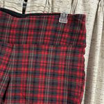 Casablanca By Marrakech Clothing Co. Red Plaid Leggings Photo 1