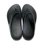 OOFOS OOriginal Thong Recovery Sandals Black Women’s Size 10 EU 41 Comfort Slide Photo 7
