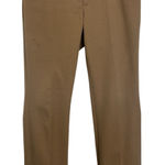 Lauren Ralph Lauren Petite Women’s Adelle Khaki Dress Pants Size 6P HEMMED Tan Photo 0