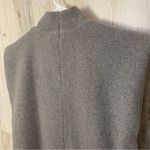 ZARA Mockneck Grey Textured Boxy Sleeveless Mini Dress -Gray Size L NWT Photo 1