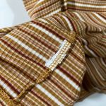 American Eagle AE Ribbed Sleeveless Crop Top Stripes Size Medium Soft & Sexy Photo 3