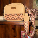 Wrangler  Beige and Patterned Crossbody Bag Photo 0