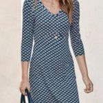 Boden Women’s Tori Jersey Tunic Mini Dress Mod Retro Size 6P Green Photo 0