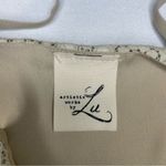 Eyelet Lace Cami Tank Top beige tan camisole women’s size small Photo 3