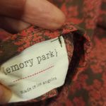 Emory park  Tie Front wrap crop bell sleeve blouse medium Photo 8