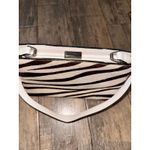 Adrienne Vittadini Vintage  Women's Cream & Black Zebra Print Shoulder Bag Photo 1