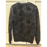 ZARA  Velvet Textured Floral Sweatshirt Size: Small Photo 1
