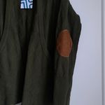 Market & Spruce Antoine Cotton Blend J Pocket Cardigan - Olive Green - XXL Photo 7