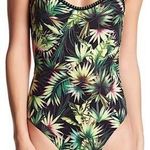 Lucky Brand NWT Tropical One Piece Swimsuit Size M Photo 0