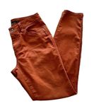 prAna  Rust Skinny Mid-Rise Janessa Pants Cotton Skinny Jeans SZ 4/ 27 #1292 Photo 11