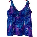 Swimsuits For All Flowy Tankini Swim Top Size 24 Photo 0