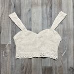 ZARA  crochet knit beachy bustier crop tank top Photo 1
