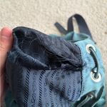 Prada  nylon backpack y2k 2000s in green with leather trim and silver-tone small Photo 9