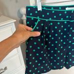 Forever 21 Navy green polka dot shorts silky Photo 2