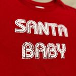 Colsie Santa Baby Crop Tee Size Medium Women’s Red Photo 1