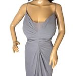 BARI JAY STYLE 1864 bridesmaids dress in gray size 18 Silver Photo 9