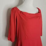 Bar III Bar Ill Coral Off Shoulder Fit & Flare Dress Size 10 Photo 4