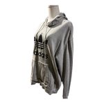 Adidas  Women’s Gray  and Black‎ Trefoil Hoodie Size  Large Photo 4