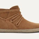 UGG  Rianne‎ ankle boots cognac suede leather casual women’s size 6 Photo 0