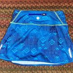 Athleta  BLUE GEOMETRIC PRINT ATHLETIC SKORT SKIRT GOLF TENNIS Photo 3
