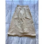 Anthropologie Corey Lynn Calter Pleated Beige Trouser Midi Skirt XS Photo 2