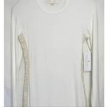 Spiritual Gangster WHITE RIBBED LOVE IS THE ANSWER BODYCON LONG SLEEVES DRESS Photo 14