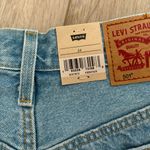 Levi's NWT Levi’s 501 High Rise Womens Denim Shorts raw hem button fly Photo 7