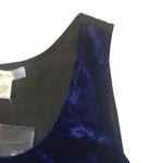 Band of Gypsies Blue Velvet Crop Top Photo 1