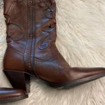 White Mountain , Santa Fe, Western CowboyBoots size 8.5 brown color Photo 2