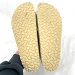 Birkenstock Arizona Sandal Washed Metallic Cream Gold Crackle Neutral Size EU 41 Photo 7