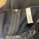 Wyatt Black laced front dress Photo 2