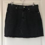Madewell denim frisco mini skirt in lunar wash Photo 3