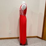 THML  Tangerine Embroidered Cut Out Dress Size Small Photo 3