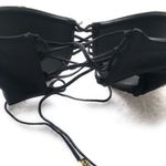 Beach Bunny  Bronze Lace Up Bandeau‎ Bikini Top Photo 5