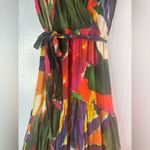 Oysho  M Sleeveless Tropical Colorful Maxi Dress Photo 2