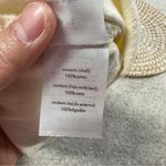 We Wore What  Corduroy Snap Button Down Shirt Shacket Oversized in Ivory M/L Photo 10