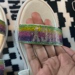 Juicy Couture rainbow rhinestone sandals Photo 1