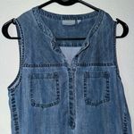 Athleta -Chambray Hana Henley Dress- size xs Photo 2