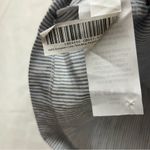 Quince Shirt Women Medium Blue White Linen Striped Tank Quiet Luxury Lagenlook Photo 8