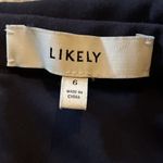 Likely  Garnett Long Sleeve Black Faux Wrap Midi Dress 6 Photo 1