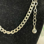 Vera Bradley Silver & Navy Statement Necklace Photo 1